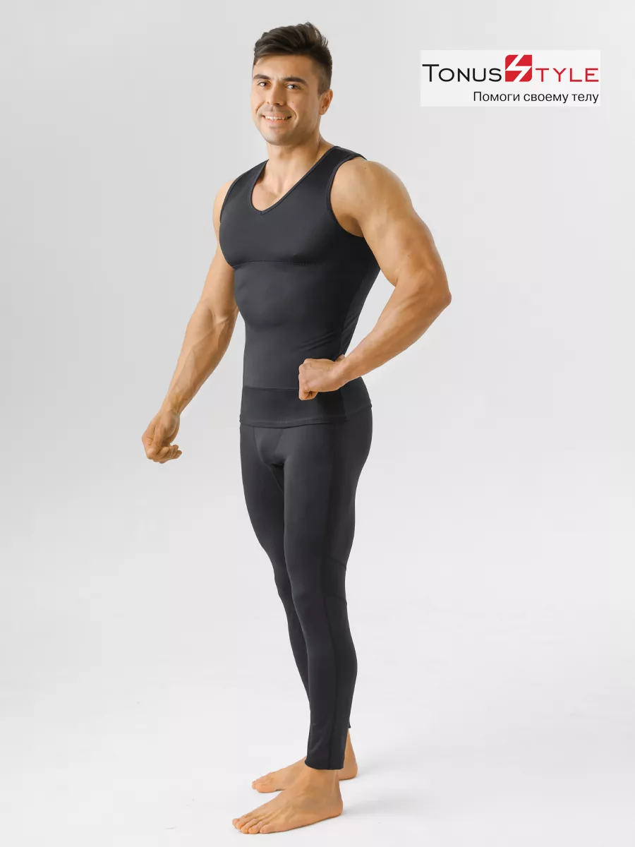 Майка корсетная М6679 черный