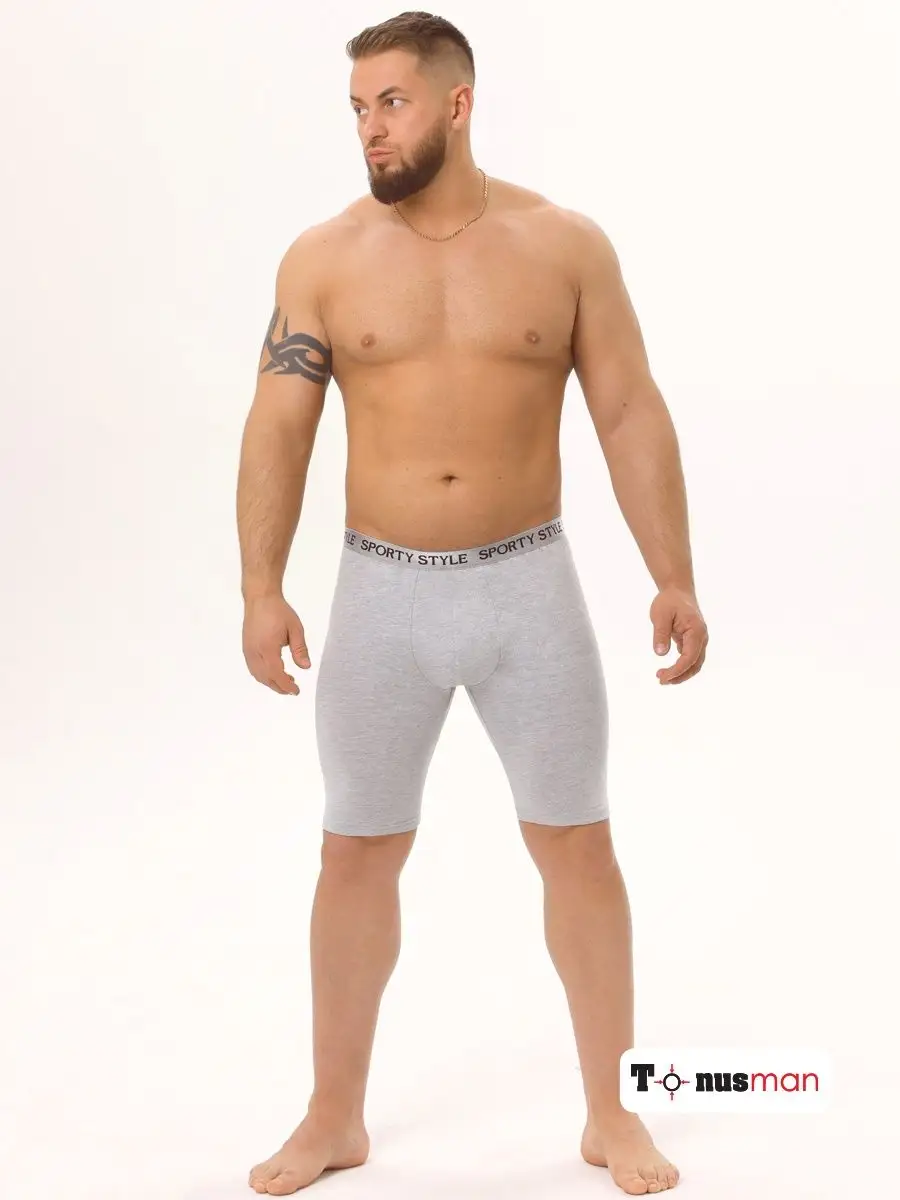 Трусы велосипедки М5478 серыймеланж