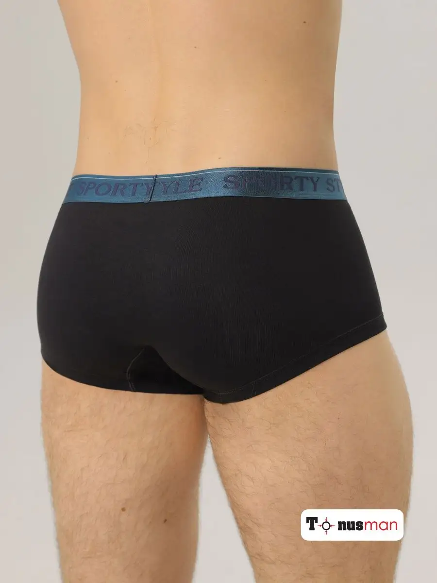 Трусы боксеры хлопок черный