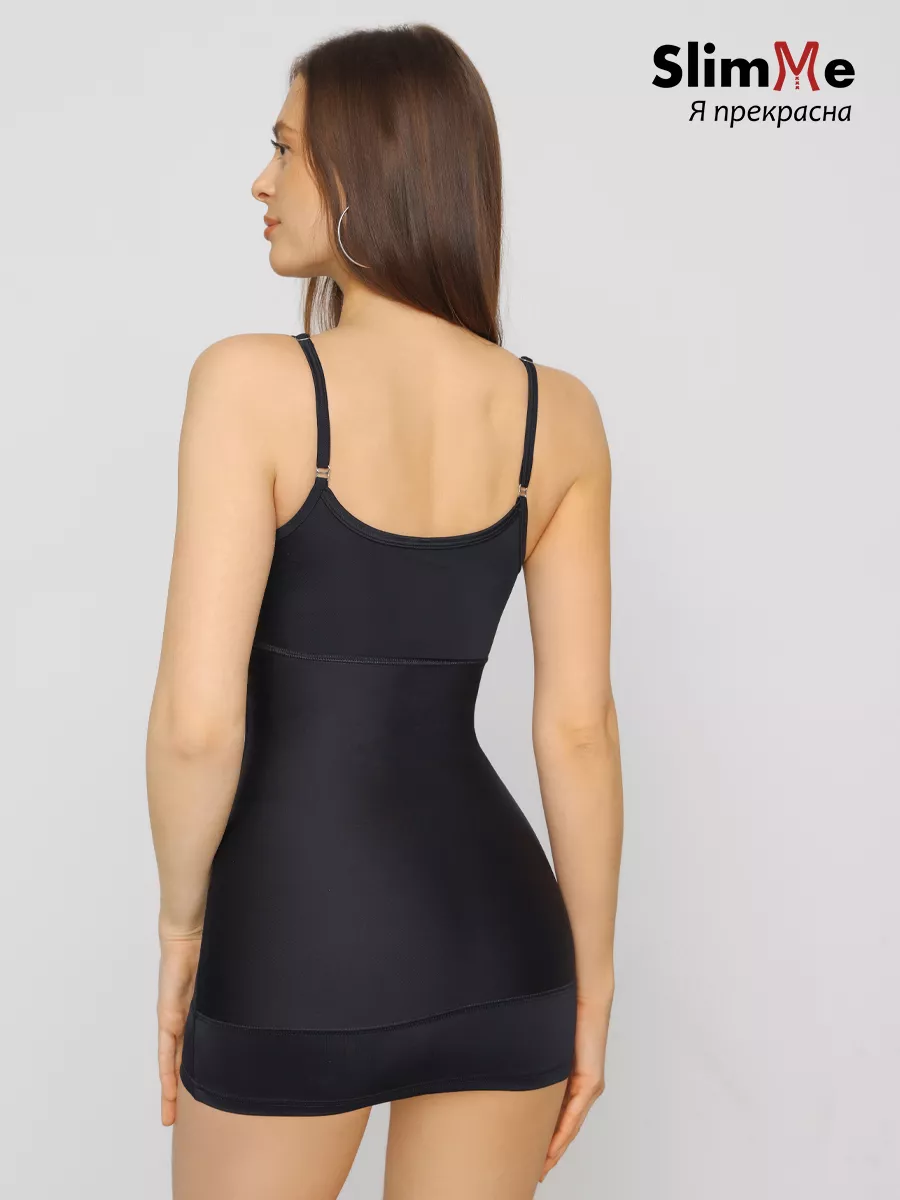 Майка утягивающая женская корректирующая черный