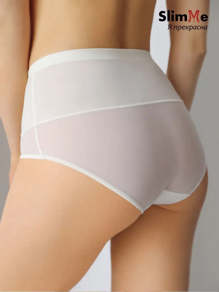 Утягивающие трусы с высокой талией MSM4873 коррекция фигуры кремовый