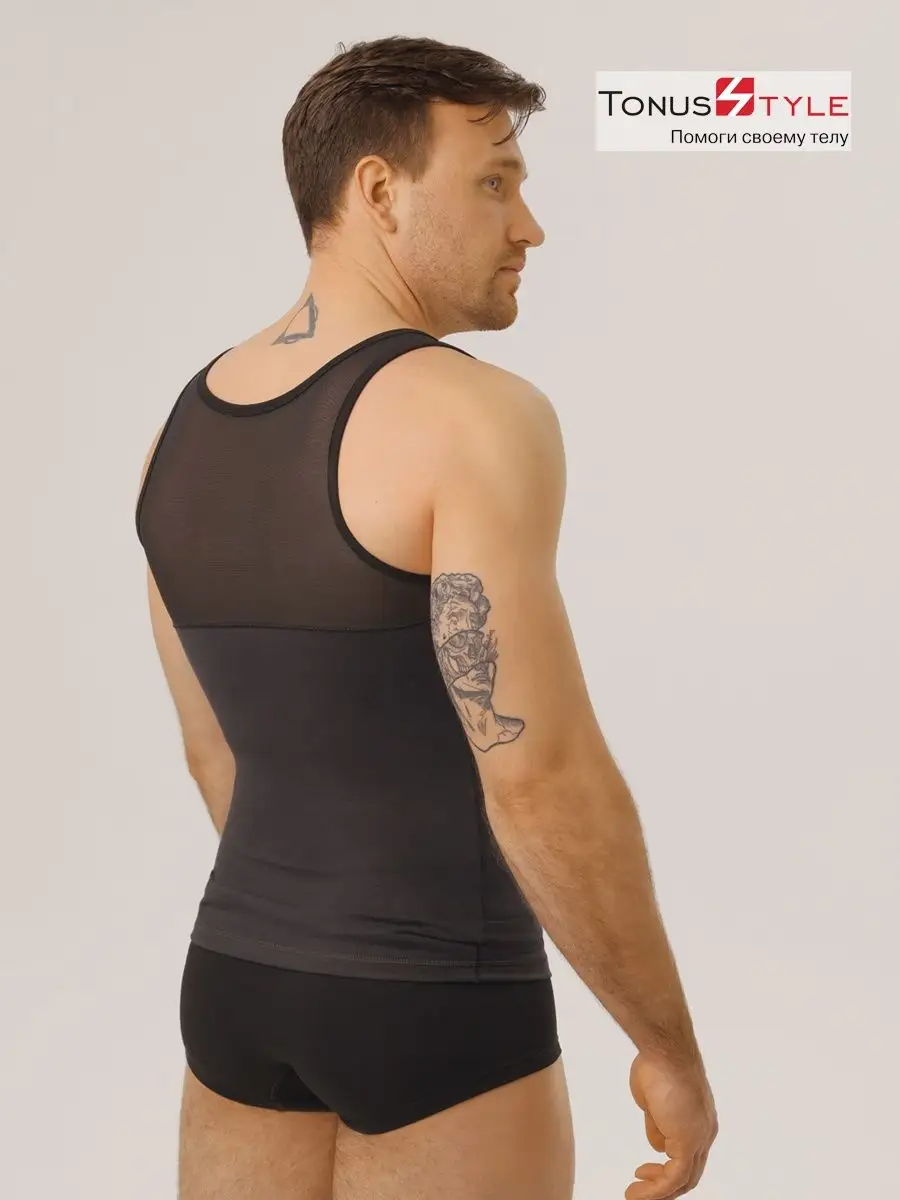 Майка корректирующая М6074 черный